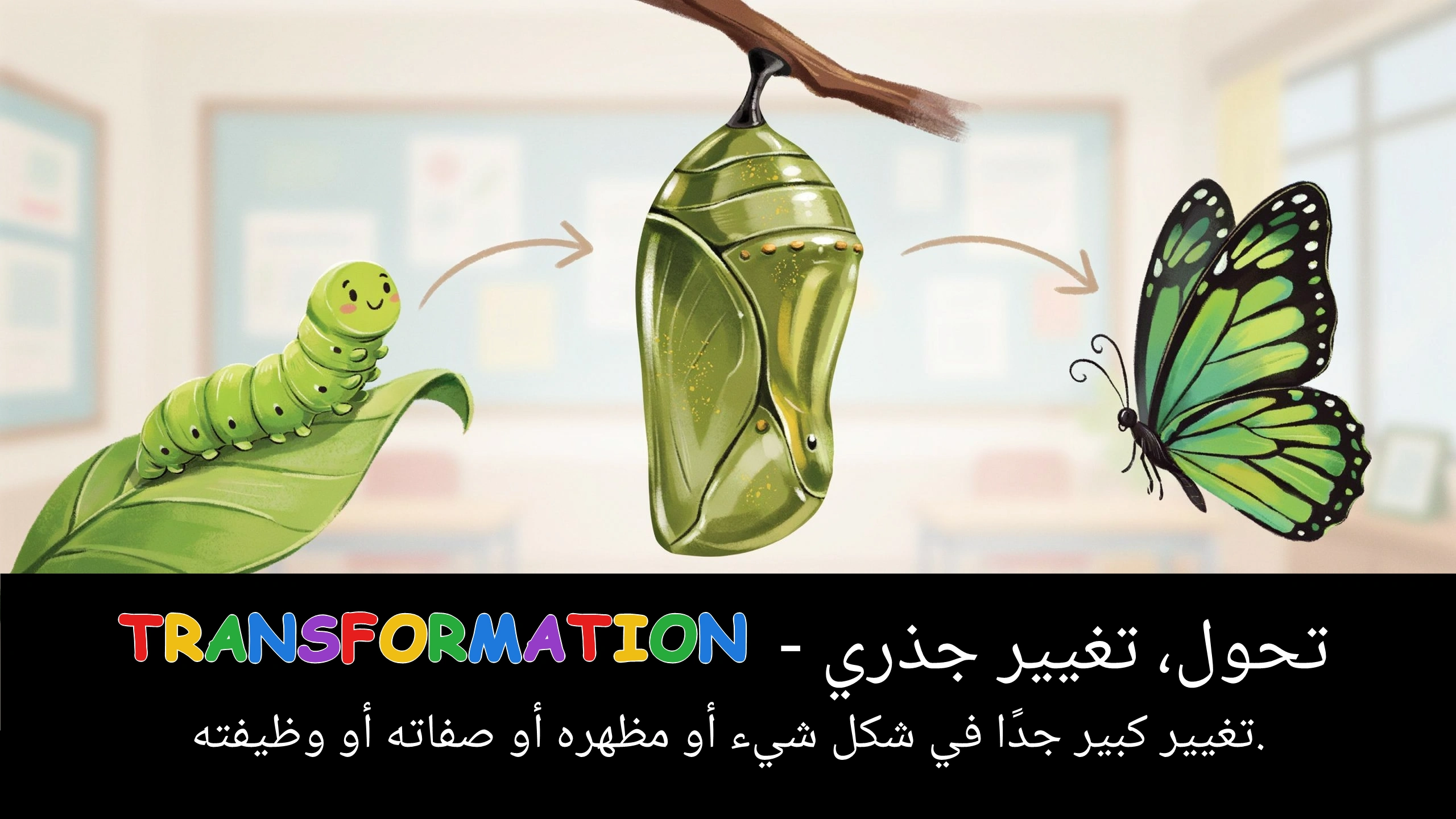 Arabic Illustration for transformation